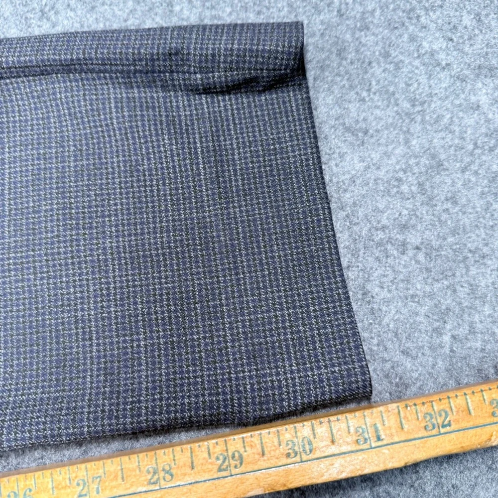 Banana Republic Slim Fit Gray Micro Pattern Dress Pants 34x32 Stretch Trousers